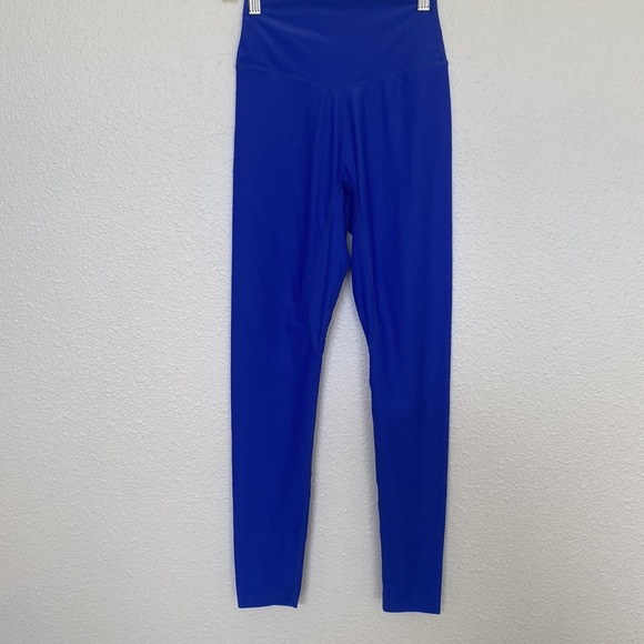 Balance Athletica Vitality Liquid Metal Legging Royal Blue Lustre Cobalt sz S - Picture 6 of 12